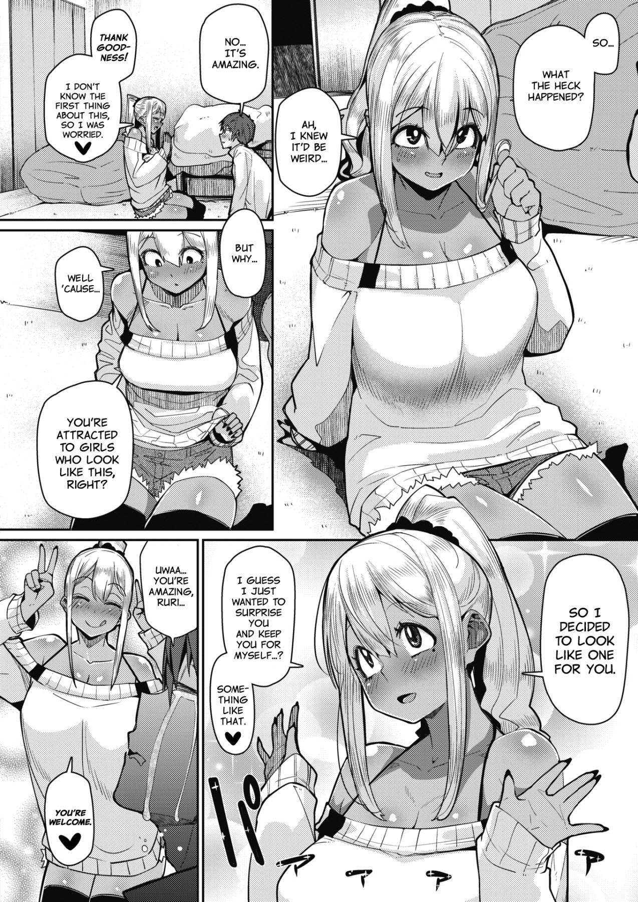 Hentai Manga Comic-About the Reaction of the Girl Who Saw -Read-4